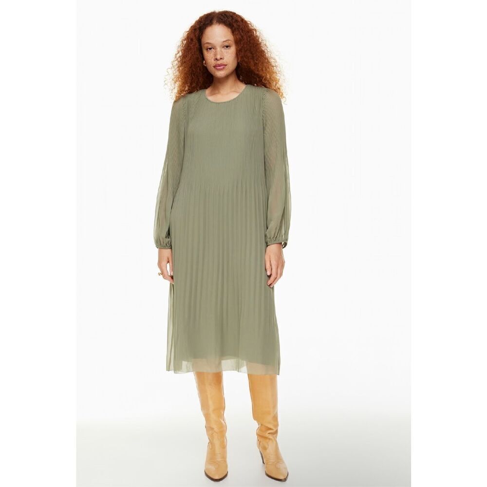 Aritzia Wilfred Daydreamer Midi dress Green XXS